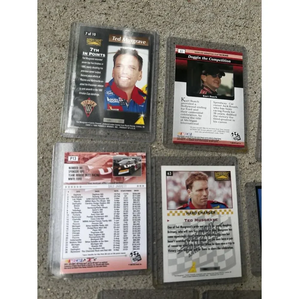 NASCAR Trading Cards‎ Lot Of 8